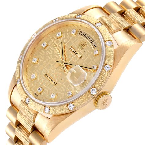 rolex presidential men yellow gold|Rolex gold presidential watch price.